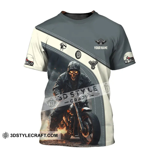 Man Shirt, Custom Name Motorcycle Racing Shirt, Moto Cross T-Shirt Hoodie Long Sleeve Shirt style option 2
