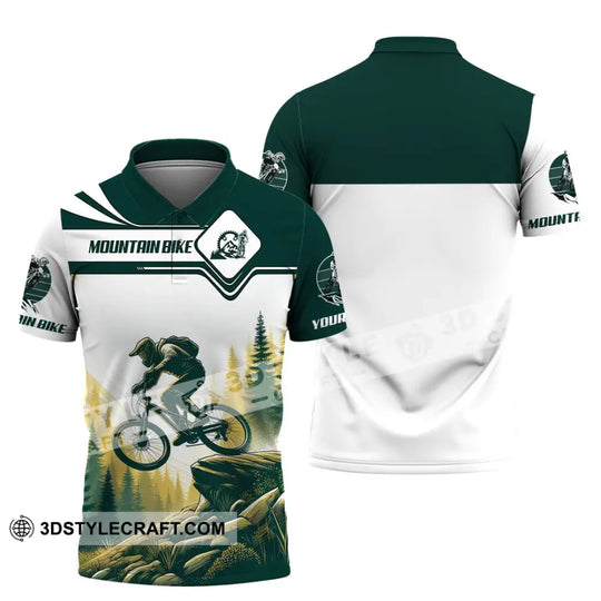 Man Shirt, Custom Name Mountain Bike Shirt, Mountain Bike Lover Hoodie Shirt Polo Long Sleeve Shirt style option 4