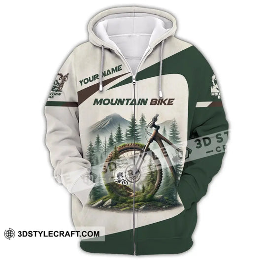 Man Shirt, Custom Name Mountain Bike Shirt, Mountain Bike Lover T-Shirt style option 3