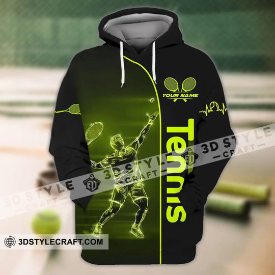 Man Shirt - Custom Name T-Shirt, Tennis Lover, Tennis Player Shirt style option 3