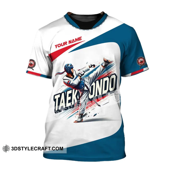 Man Shirt, Custom Name Taekwondo Shirt, Taekwondo Hoodie Shirt Polo Long Sleeve, Gift for Taekwondo Lovers style option 2