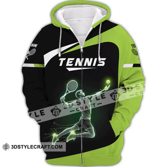 Man Shirt, Custom Name Tennis Shirt, T-Shirt for Tennis Team, Gift for Tennis Players style option 3