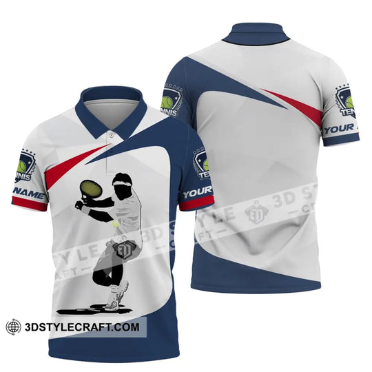 Man Shirt, Custom Name Tennis T-Shirt, Tennis Polo Shirt, Tennis Hoodie, Gift for Tennis Lover style option 4