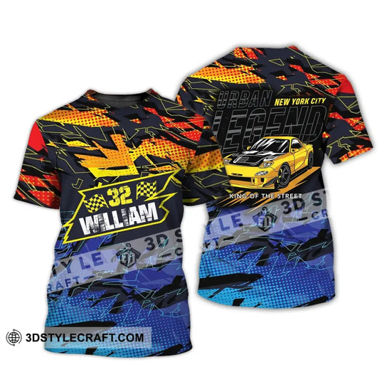 Man Shirt - Custom Racing T-Shirt - Urban Legend - King Of The Street - Shirt for Racing Team style option 3