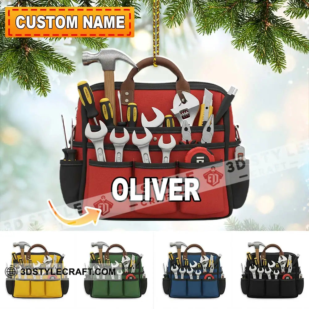 Mechanic Home Decor Christmas Ornament Personalized Ornament 3.54’’ / 1 Ornament Ornament