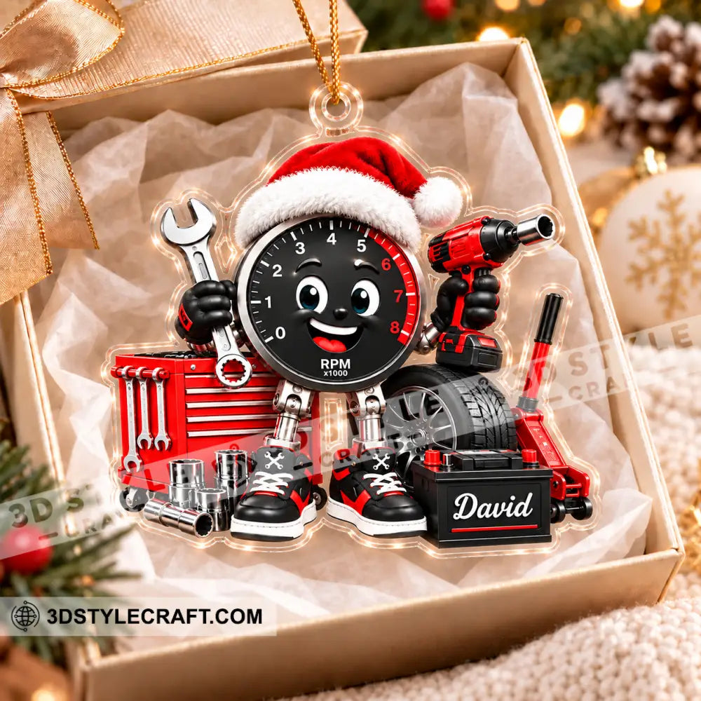 Mechanic Home Decor Christmas Ornament Personalized Ornament - Ornament