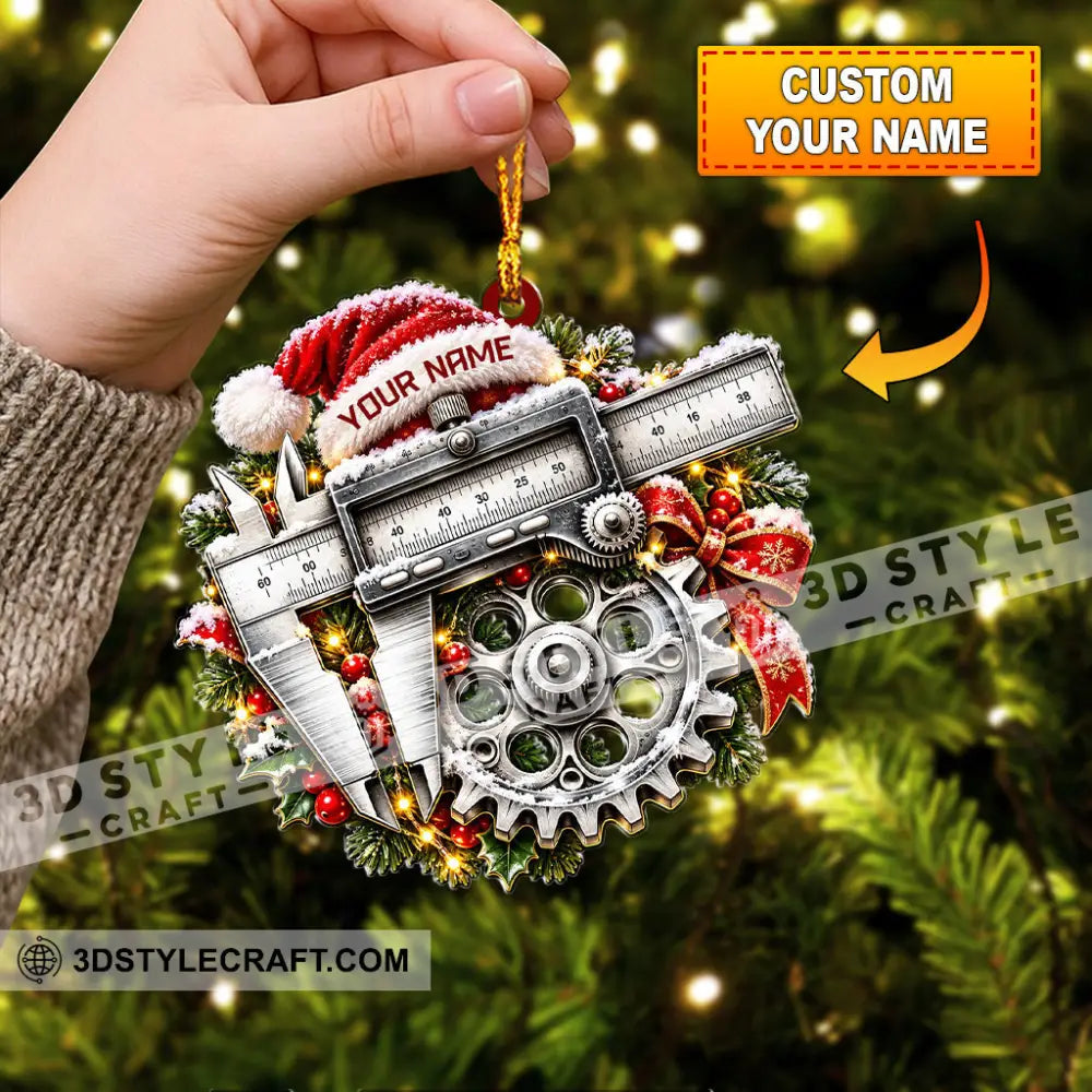 Mechanical Engineering Home Decor Christmas Ornament Personalized Ornament - 3.54’’ / 1 Ornament - Ornament