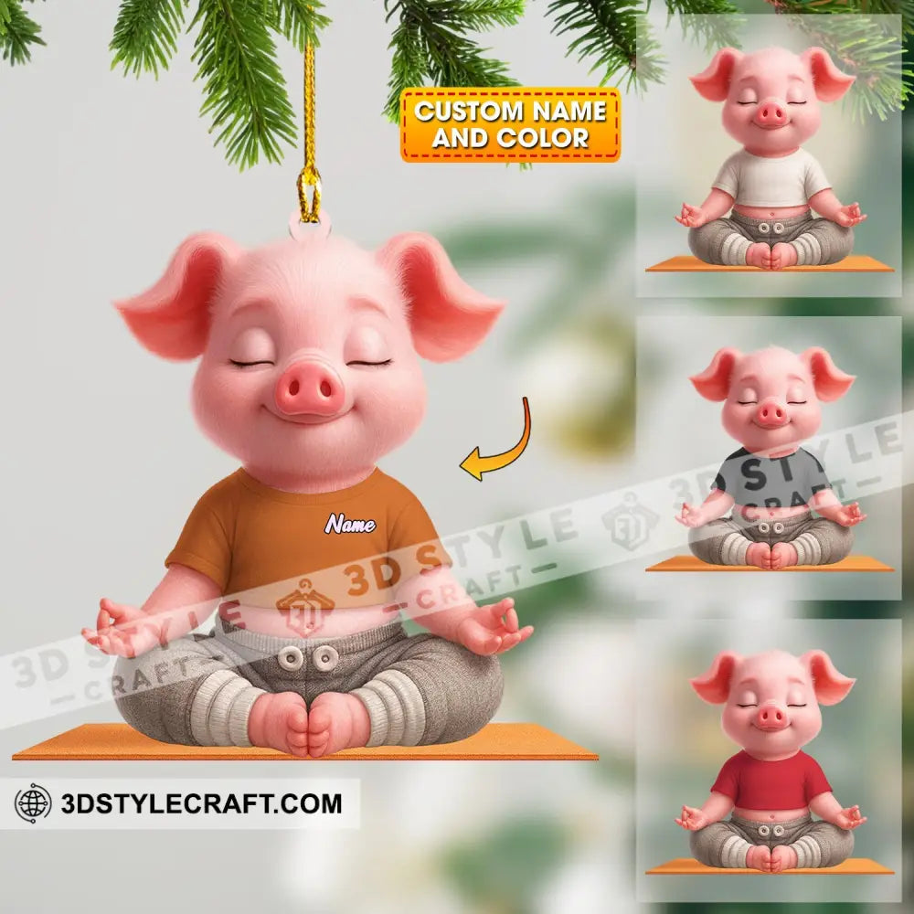 Meditation Home Decor Christmas Ornament Personalized Ornament 3.54’’ / 1 Ornament Ornament