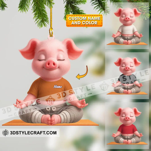 Meditation Home Decor Christmas Ornament Personalized Ornament 3.54’’ / 1 Ornament Ornament