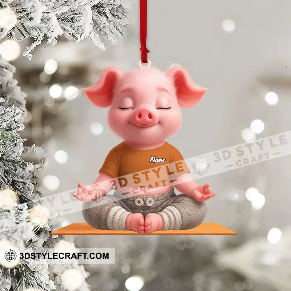 Meditation Home Decor Christmas Ornament Personalized Ornament Ornament