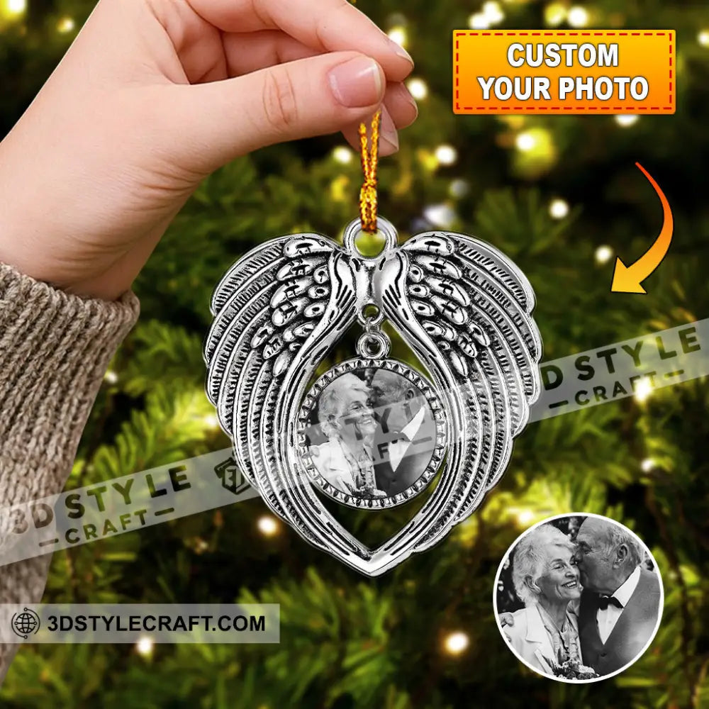 Memorial Christmas Home Decor Christmas Ornament Personalized Ornament 3.54’’ / 1 Ornament Ornament