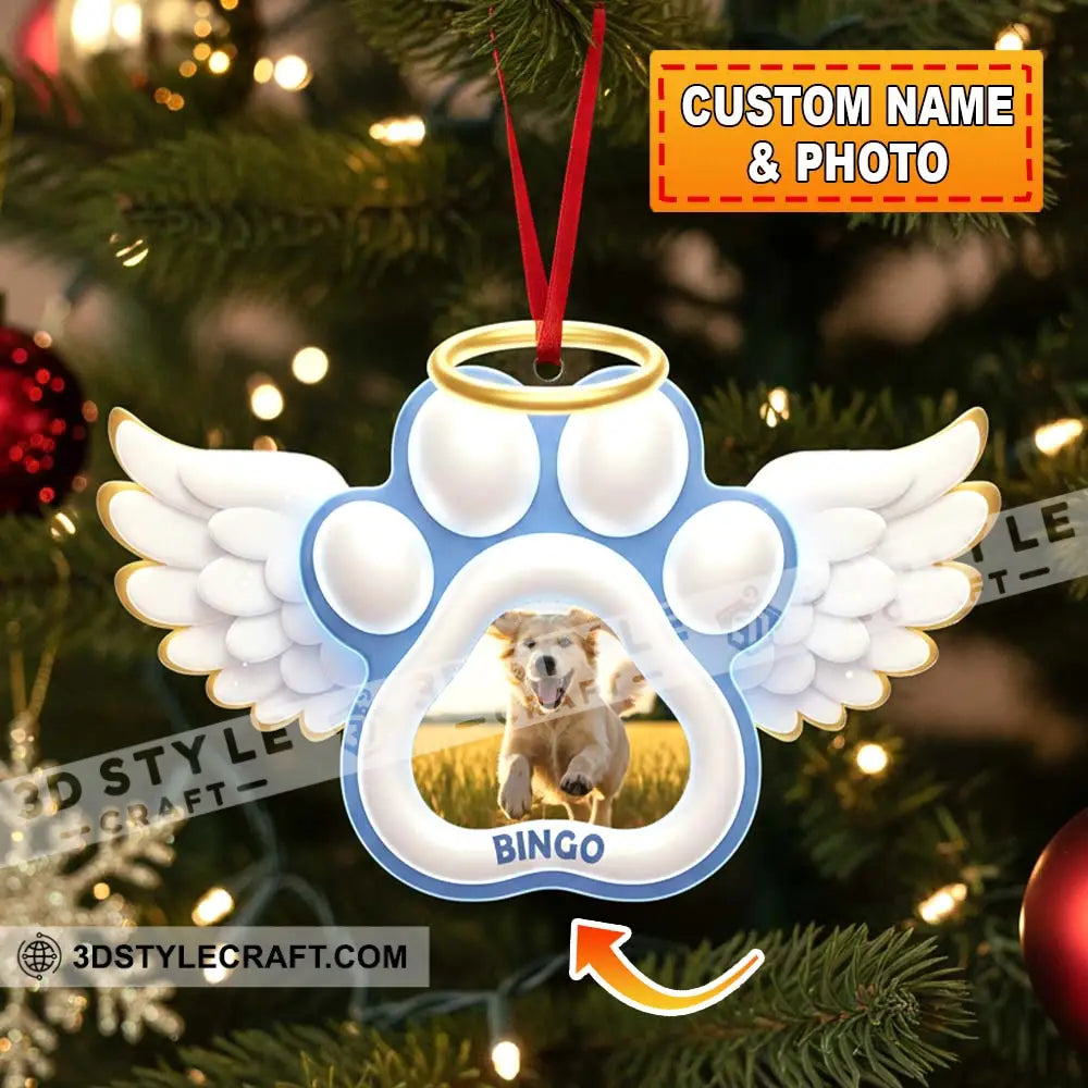 Memorial Pet Christmas Home Decor Christmas Ornament Personalized Ornament 3.54’’ / 1 Ornament Ornament