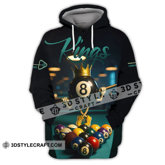 Men Shirt - Custom Kings Of Billiards Shirt style option 3