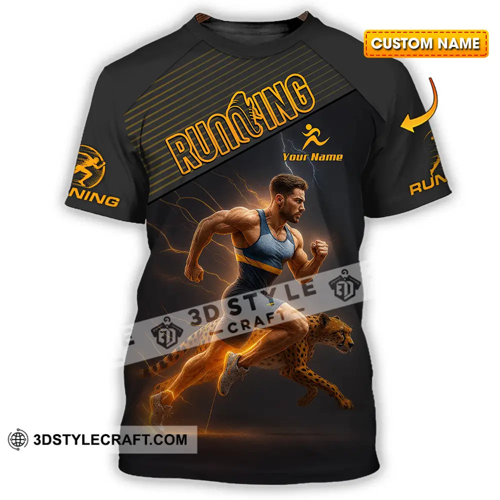 Men Shirt - Custom Man Running Shirt T-shirt
