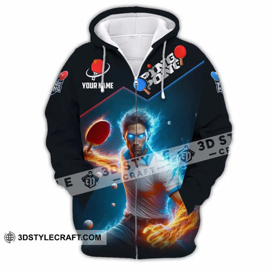 Men Shirt - Custom Ping Pong Lover Shirt style option 4