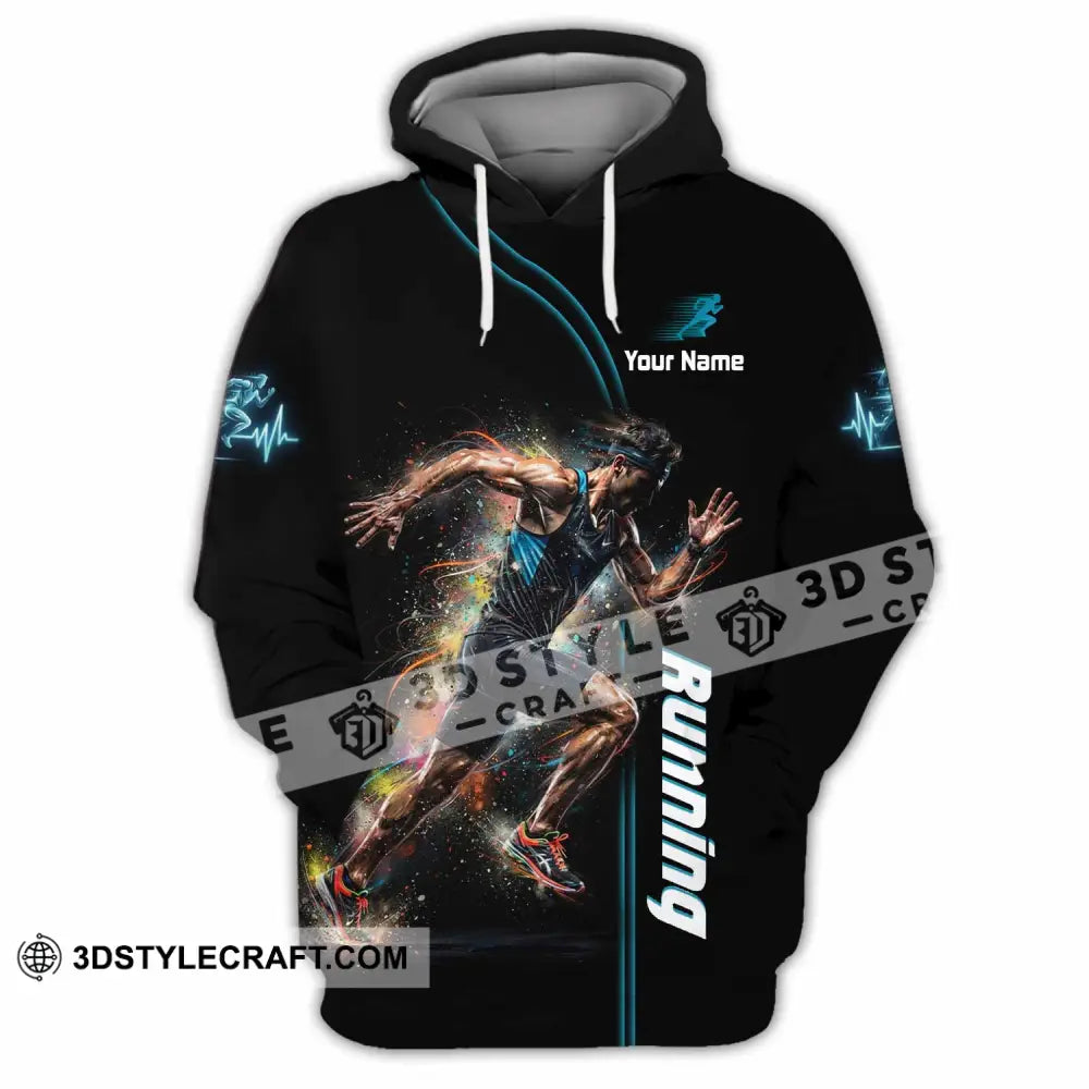 Men Shirt - Custom Running Shirt - Hoodie / S - T-shirt
