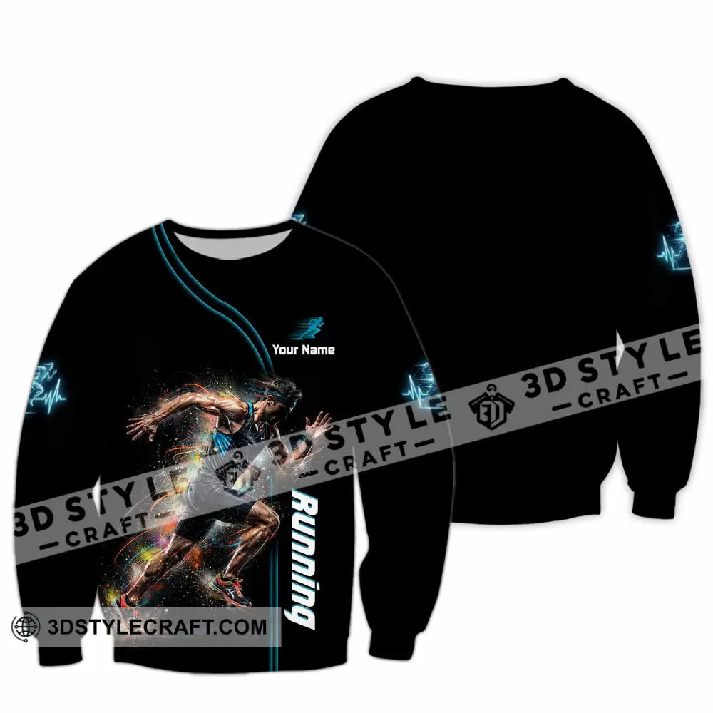 Men Shirt - Custom Running Shirt - Long Sleeve / S - T-shirt