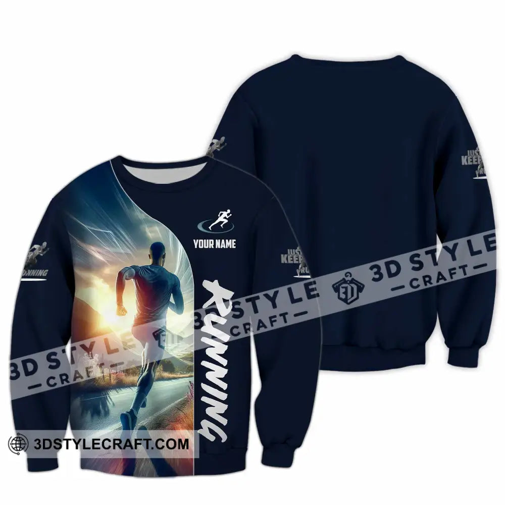 Men Shirt - Custom Running Lover Shirt Long Sleeve / S T-shirt