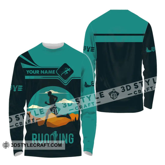 Men Shirt - Custom Running Lover, Love Running Shirt style option 4