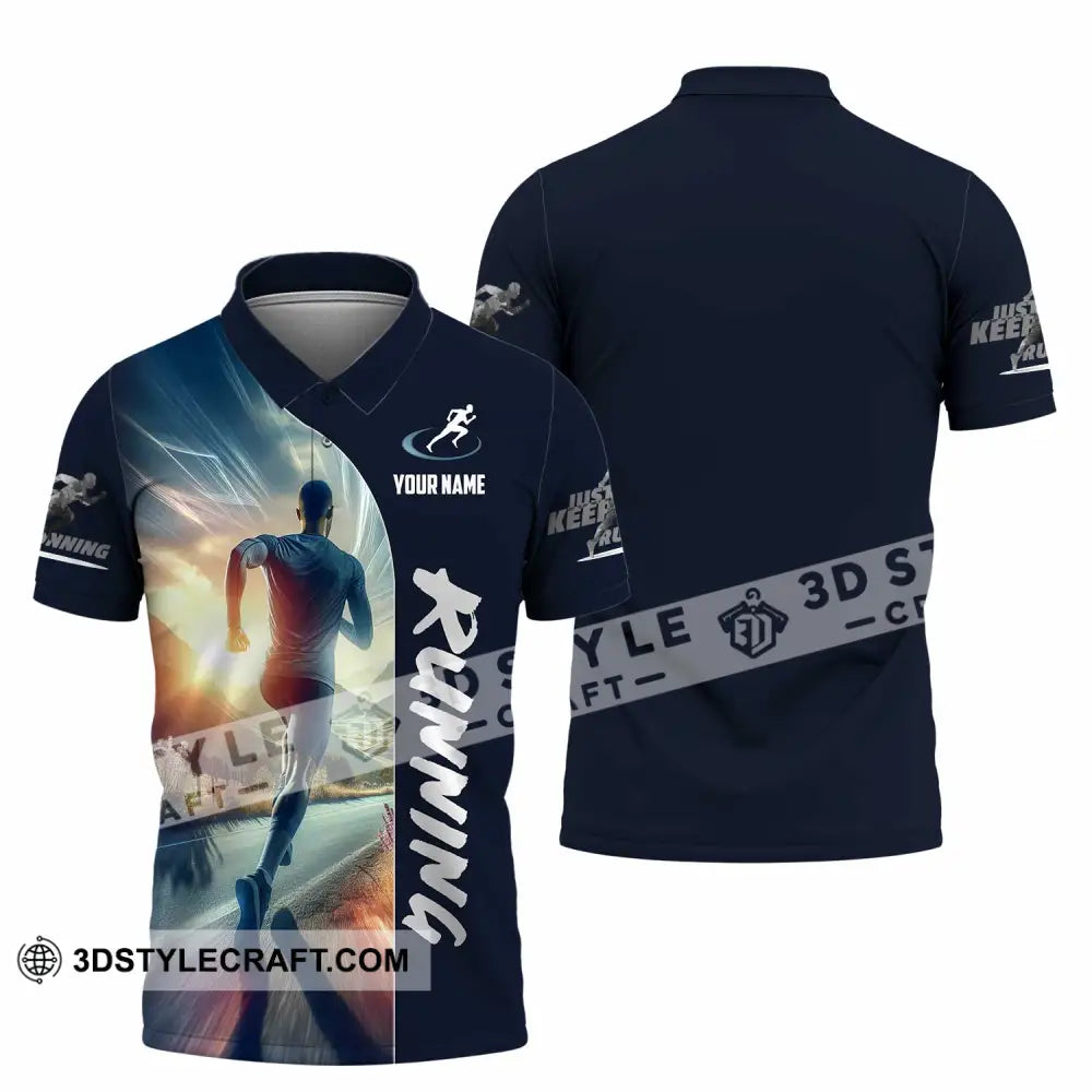 Men Shirt - Custom Running Lover Shirt Polo Shirt / S T-shirt