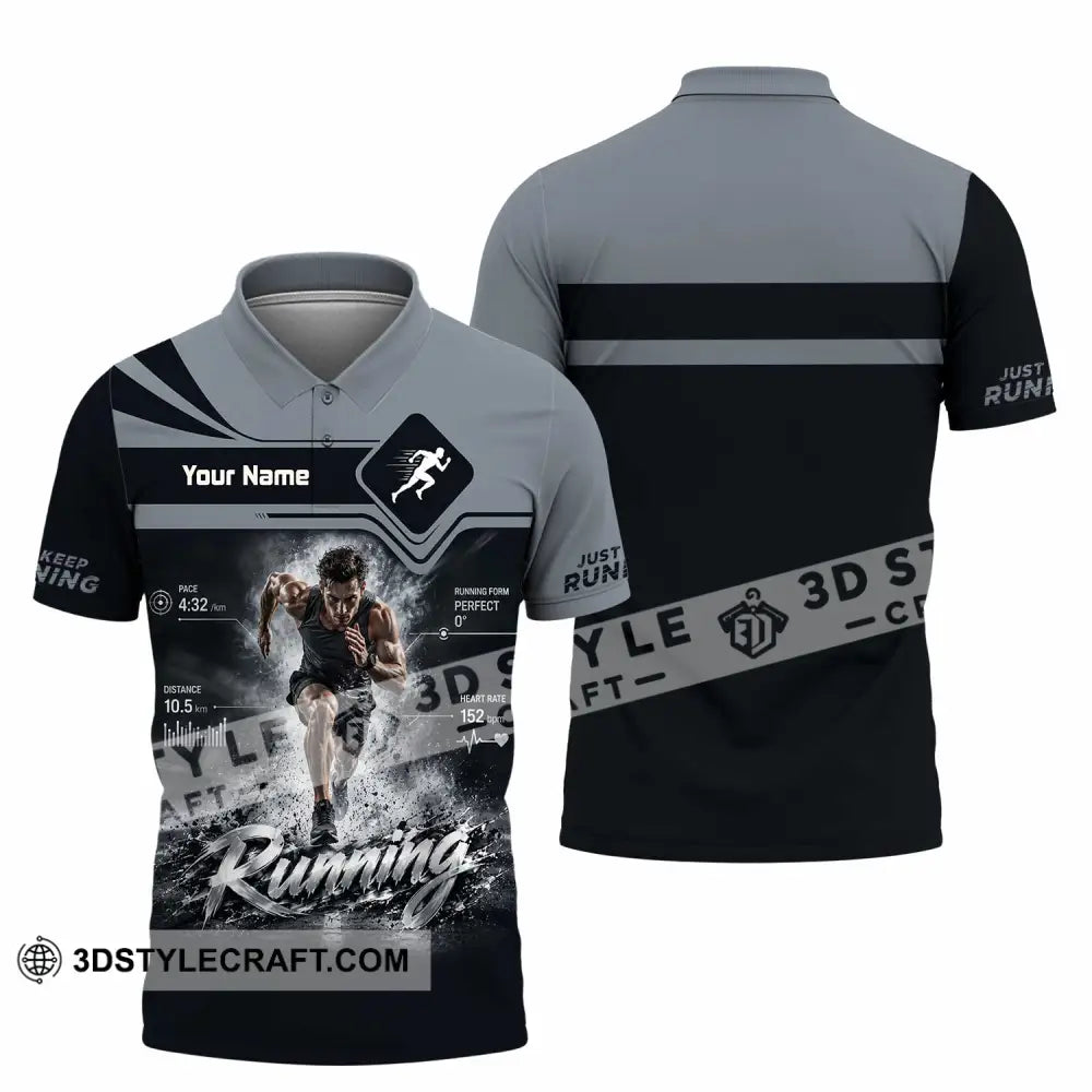 Men Shirt - Custom Running Shirt - Polo Shirt / S - T-shirt