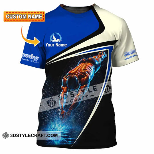 Men Shirt - Custom Swimming Shirt style option 1