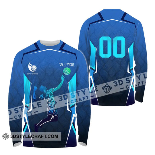 Men Shirt - Custom Volleyball 3D Shirt style option 3