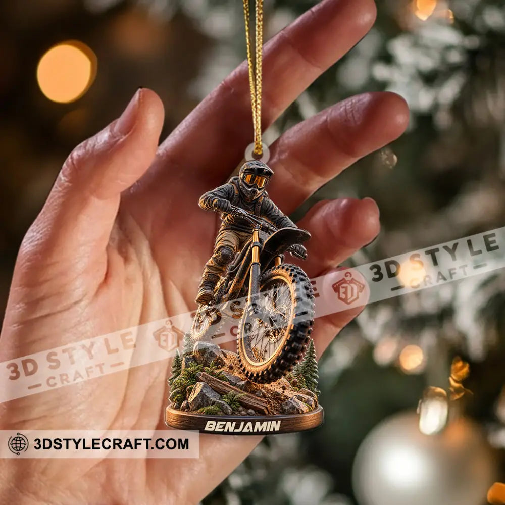 Mountain Bike Home Decor Christmas Ornament Personalized Ornament - Ornament