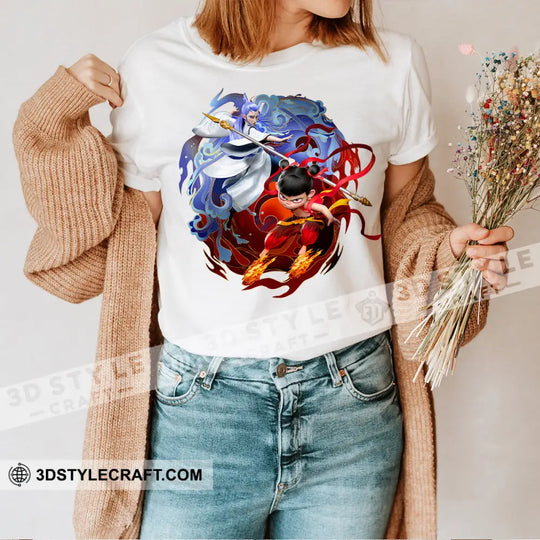 Nezha And Ao Bing Basic Design T-Shirt style option 3