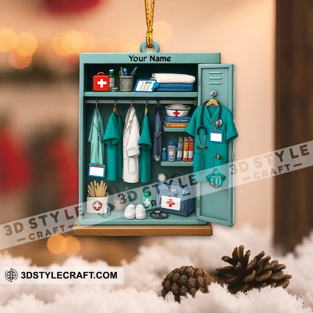 Nurse’s Wardrobe Home Decor Christmas Ornament Personalized Ornament Ornament