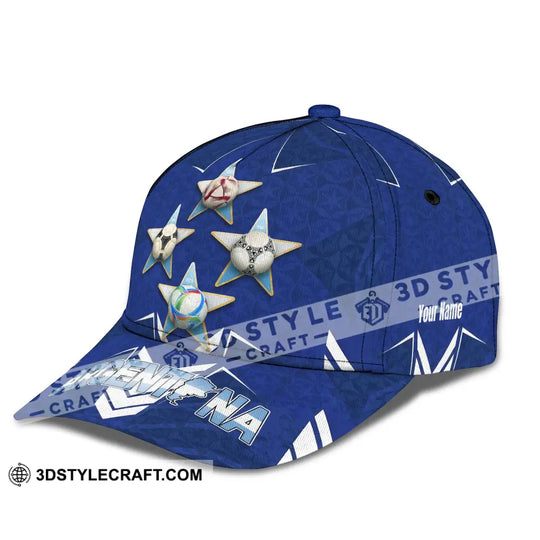 Personalized Cap, Customized Argentina Classic Cap style option 4
