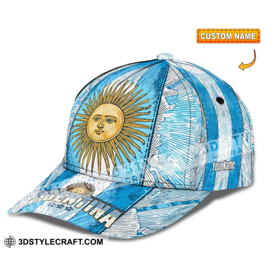 Personalized Cap, Customized Argentina Classic Cap style option 1
