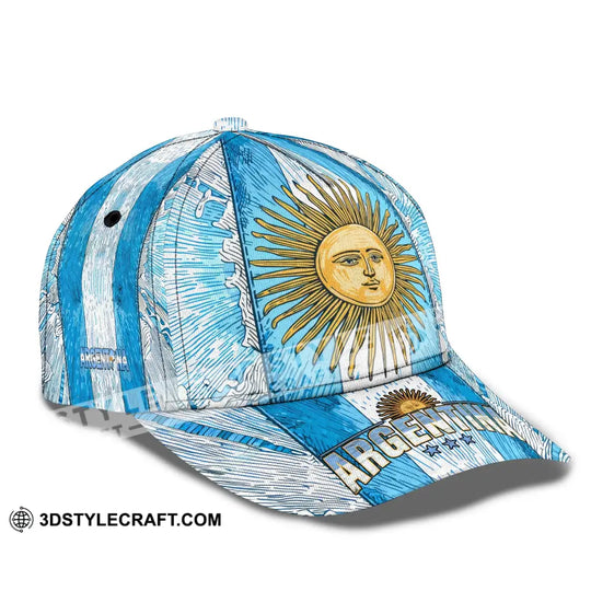 Personalized Cap, Customized Argentina World Cup 2026 Classic Cap style option 3