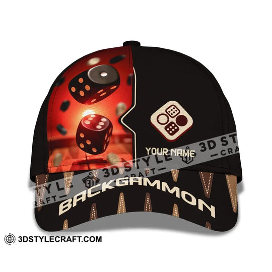 Personalized Cap, Customized Backgammon Classic Cap style option 2