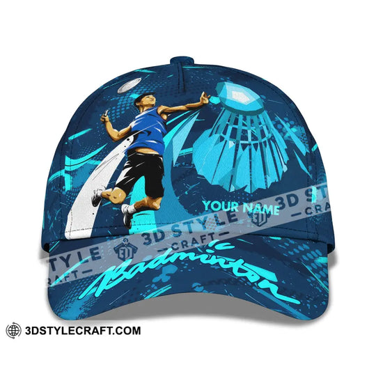 Personalized Cap, Customized Badminton Classic Cap style option 2