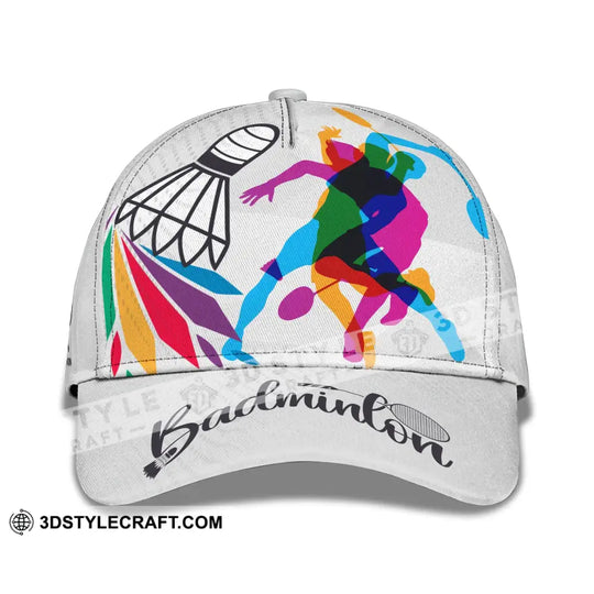 Personalized Cap, Customized Badminton Classic Cap style option 2