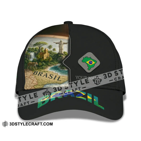 Personalized Cap, Customized Brazil Classic Cap style option 3