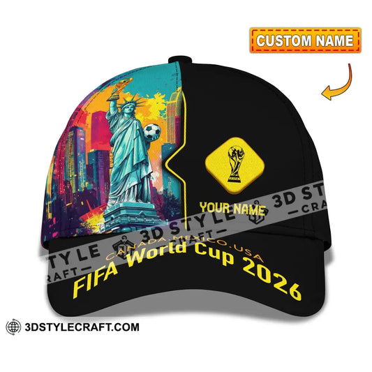 Personalized Cap Customized Canada - Mexico - USA Fifa World Cup 2026 Classic Cap CLASSIC CAP / UNIVERSAL FIT Cap