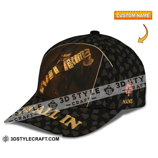 Personalized Cap Customized Classic Cap Poker Lover Cap I’m All In CLASSIC CAP / UNIVERSAL FIT Cap