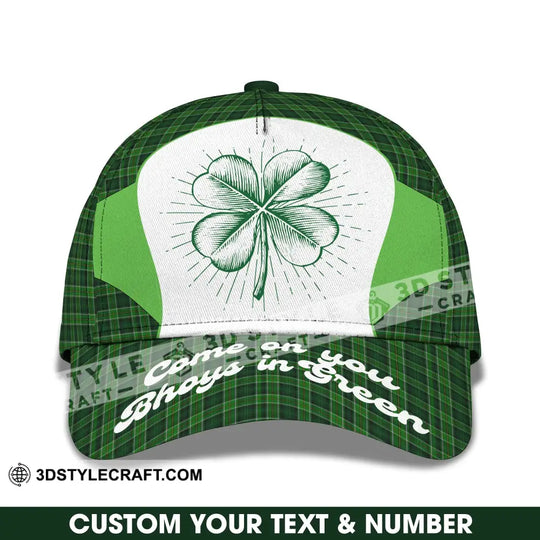 Personalized Cap, Customized Come On You Bhoys In Green Classic Cap style option 1