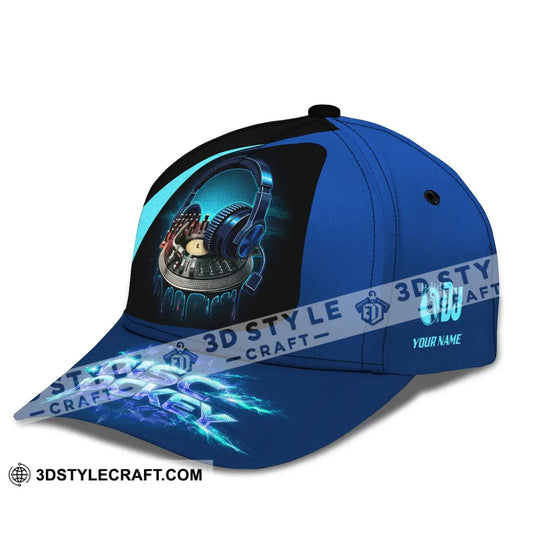 Personalized Cap, Customized Disc Jockey Classic Cap style option 4