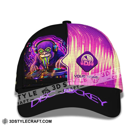 Personalized Cap, Customized Disc Jockey Classic Cap style option 2