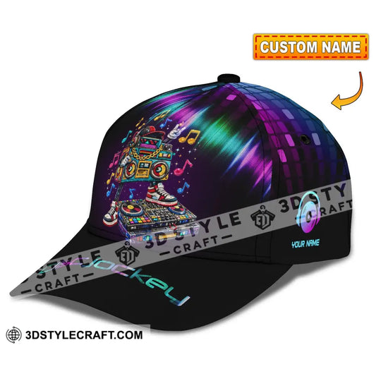 Personalized Cap, Customized Disc Jockey Classic Cap style option 1