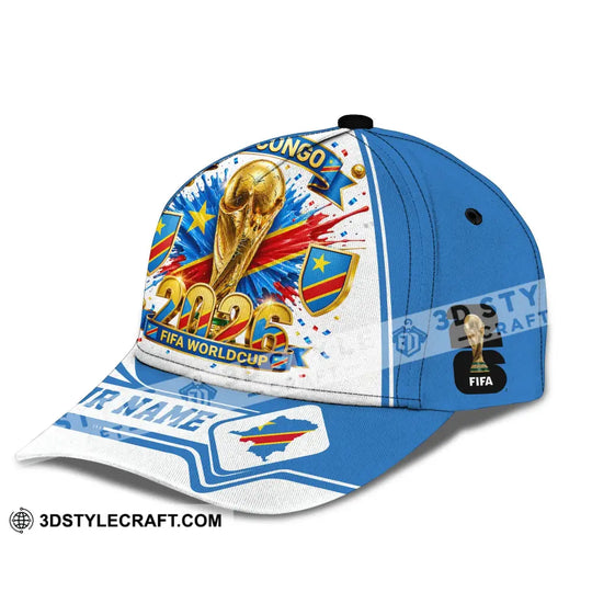 Personalized Cap, Customized Dr Congo World Cup 2026 Classic Cap style option 3