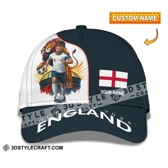 Personalized Cap, Customized England World Cup 2026 Classic Cap style option 1