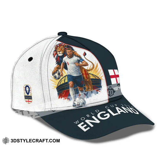 Personalized Cap, Customized England World Cup 2026 Classic Cap style option 2
