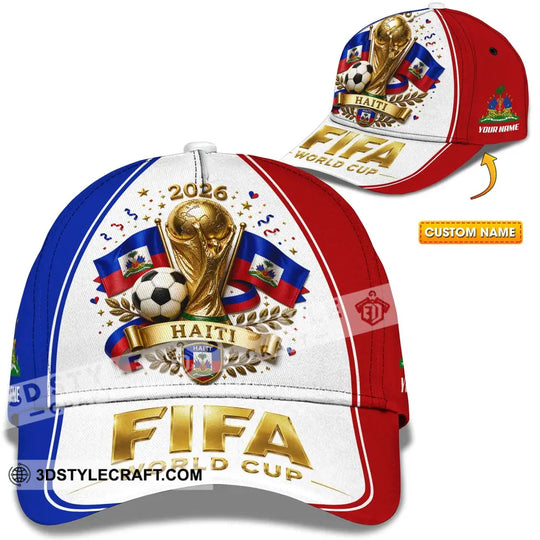 Personalized Cap, Customized Haiti World Cup 2026 Classic Cap style option 1