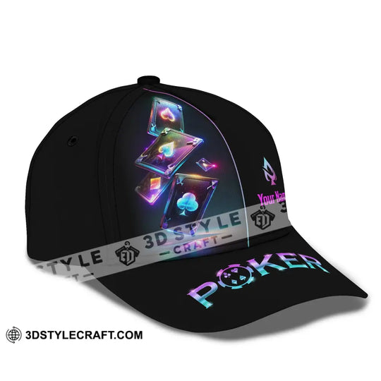 Personalized Cap, Customized Poker Cap style option 3