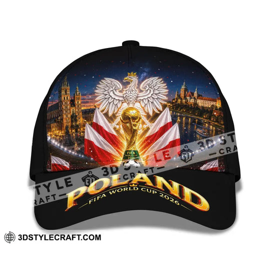 Personalized Cap, Customized Poland World Cup 2026 Classic Cap style option 2