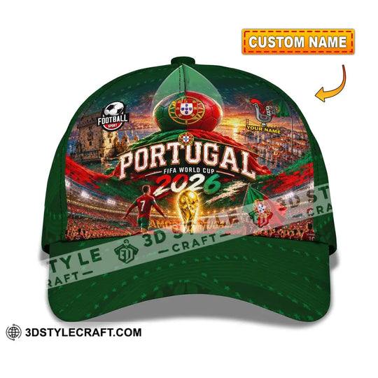 Personalized Cap, Customized Portugal Classic Cap style option 1